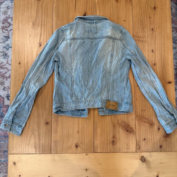 Abercrombie Light Blue Jean Jacket – Size XL - Picture 3 of 7